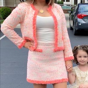 Zara suit coat sz small skirt m